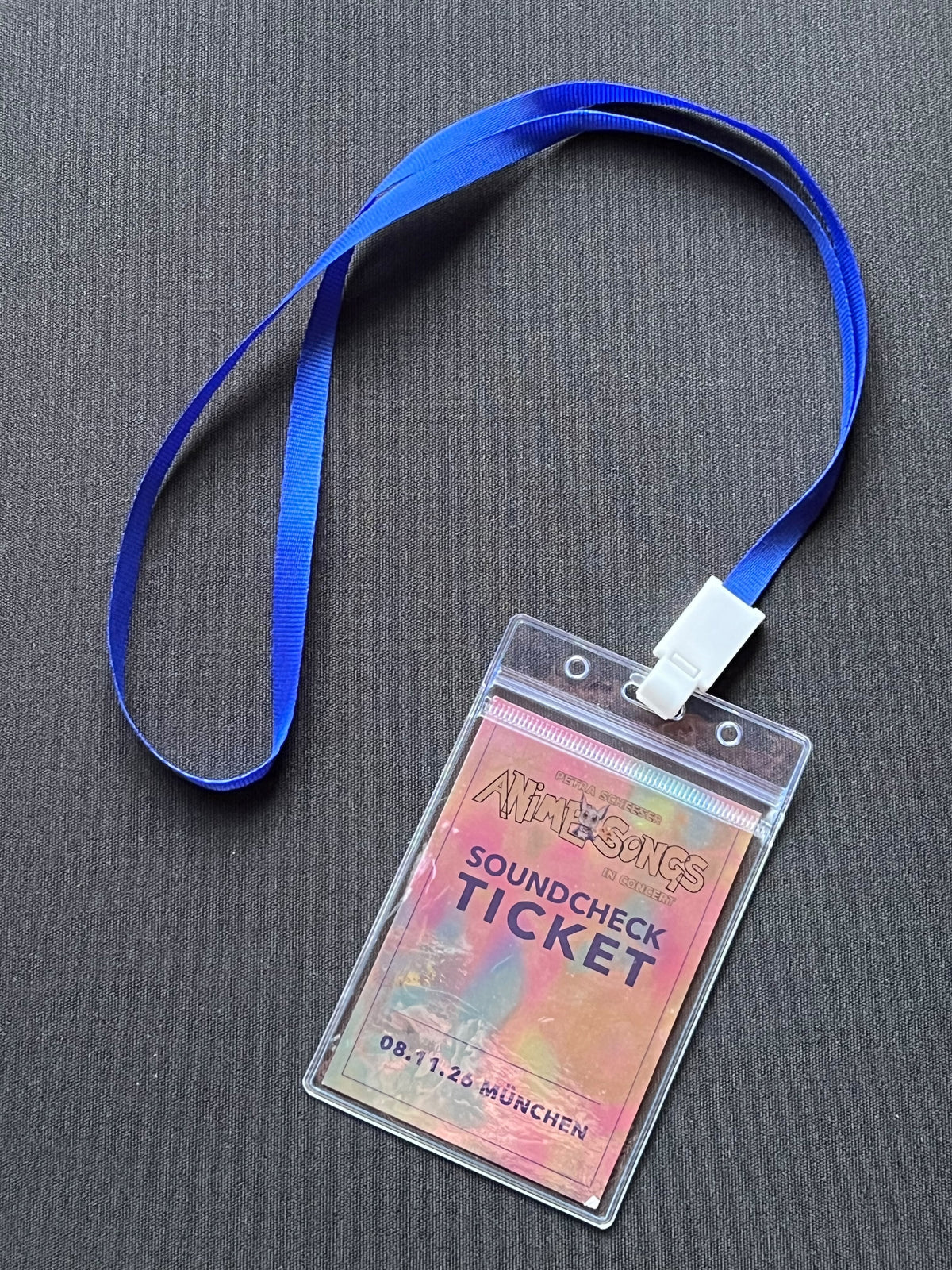 Soundcheck Ticket 08.11.26 München