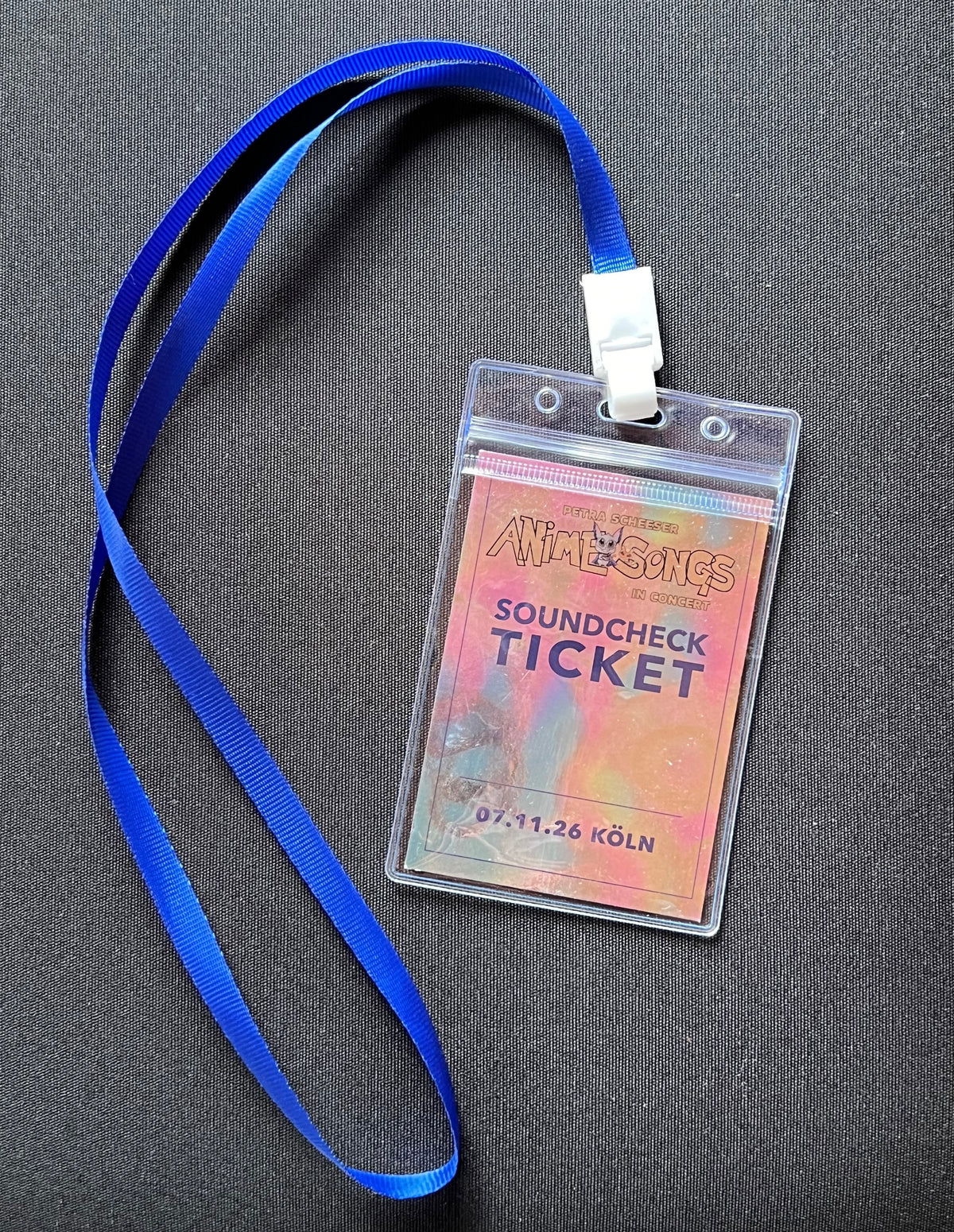 Soundcheck Ticket 07.11.26 Köln